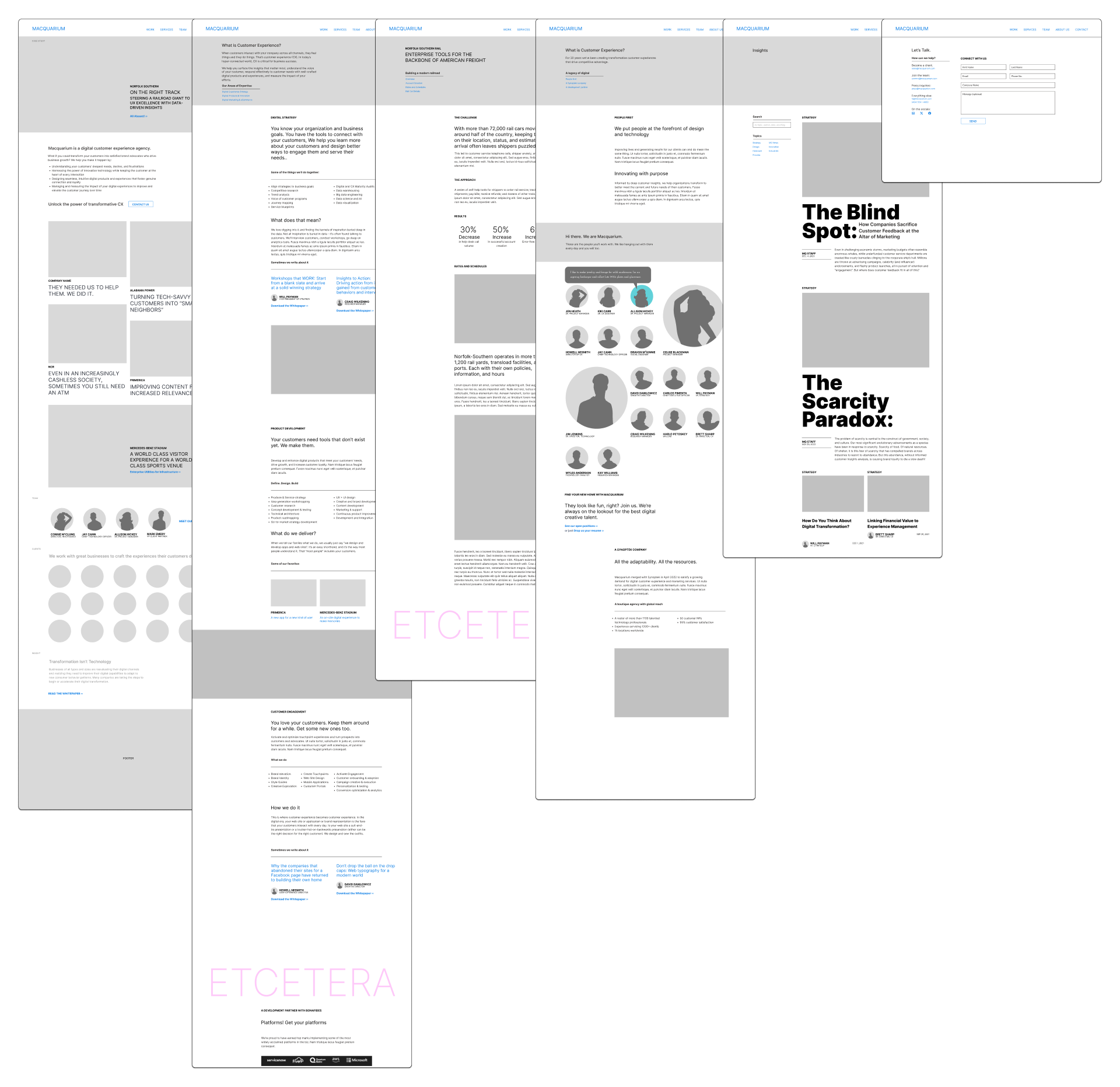 Wireframes & Concept Exploration — visual